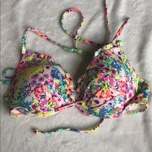 Victoria secret multicolor bikini top 34B